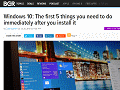 Windows 10 Upgrade: First 5 things to do after Windows 10 download - BGR