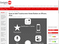 How to Add Touchscreen Home Button on iPhone, iPad - NDTV Gadgets