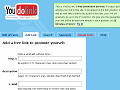 Add a free link to promote yourseft / YouDoLink.com