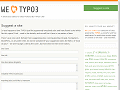 Suggest a site · We Love TYPO3